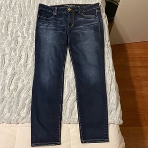 Dark Wash American Eagle Jeggjngs